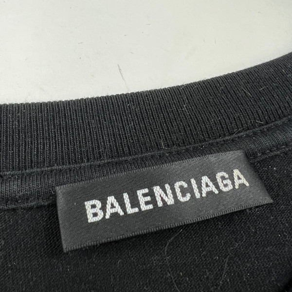 Balenciaga Paris Black T Shirt 
