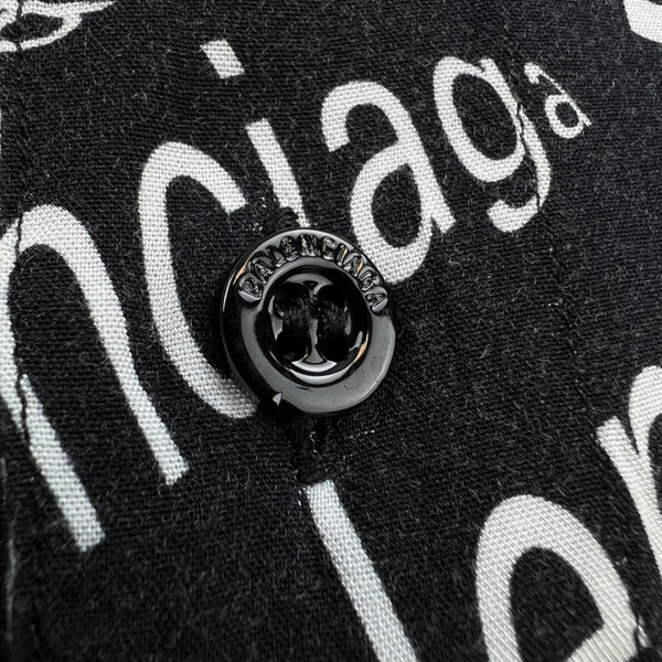 Balenciaga All Over Logo Shirt