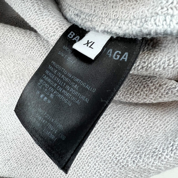 Balenciaga Campaign Logo Grey Sweatshirt