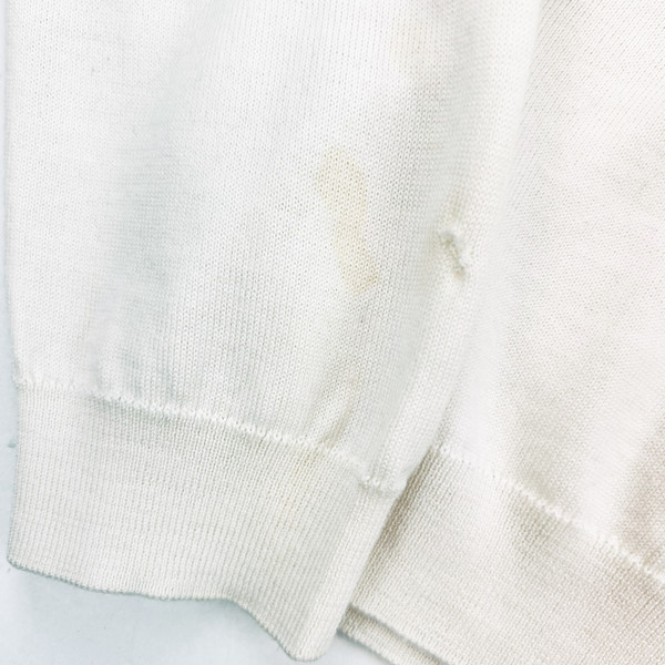 Gucci Cream V Neck Sweater