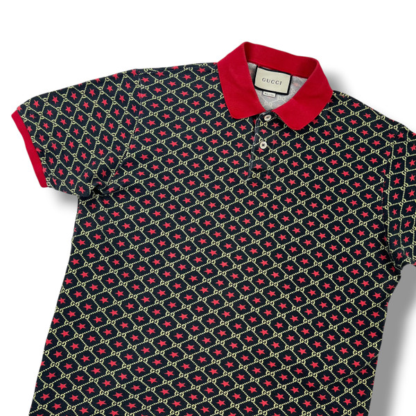 Gucci Star Monogram Polo Shirt