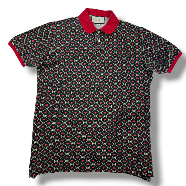 Gucci Star Monogram Polo Shirt