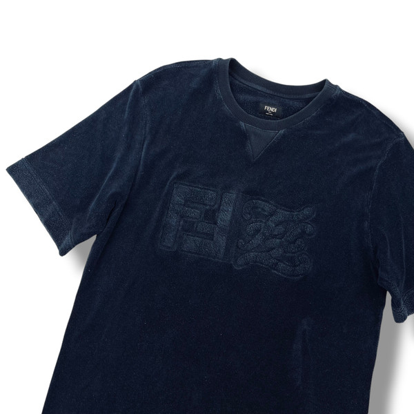 Fendi Navy Towel T Shirt