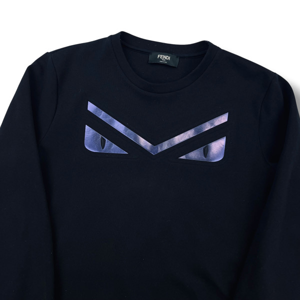 Fendi Purple Monster Swetashirt