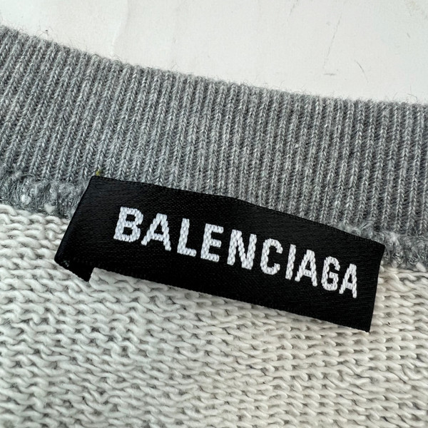 Balenciaga Grey BB Logo Sweatshirt