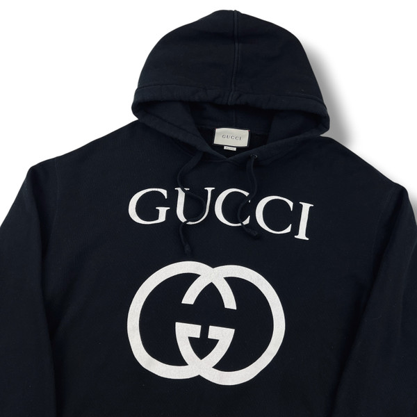 Gucci Interlocking GG Black Hoodie 