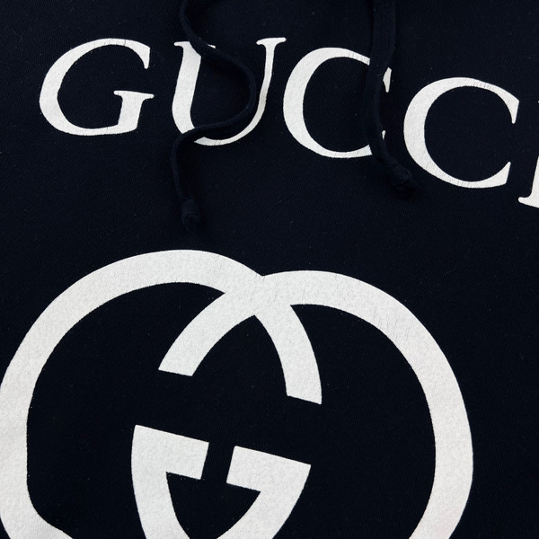 Gucci Interlocking GG Black Hoodie 