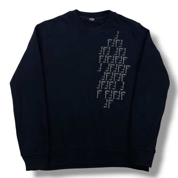 Fendi FF Black Lightweight Sweatshirt