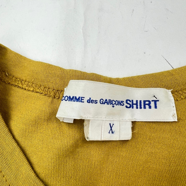 Comme des Garcons Shirt Yellow T Shirt