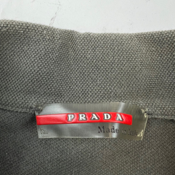 Prada Sport Khaki Polo Shirt 