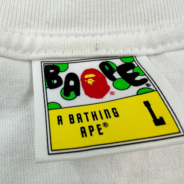 Bape Blue Camo Spellout T Shirt