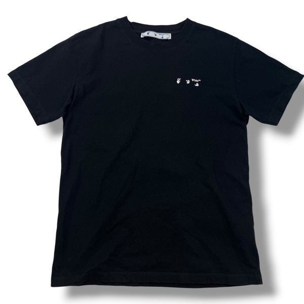 Off-White Mini Rubber Logo Black T Shirt