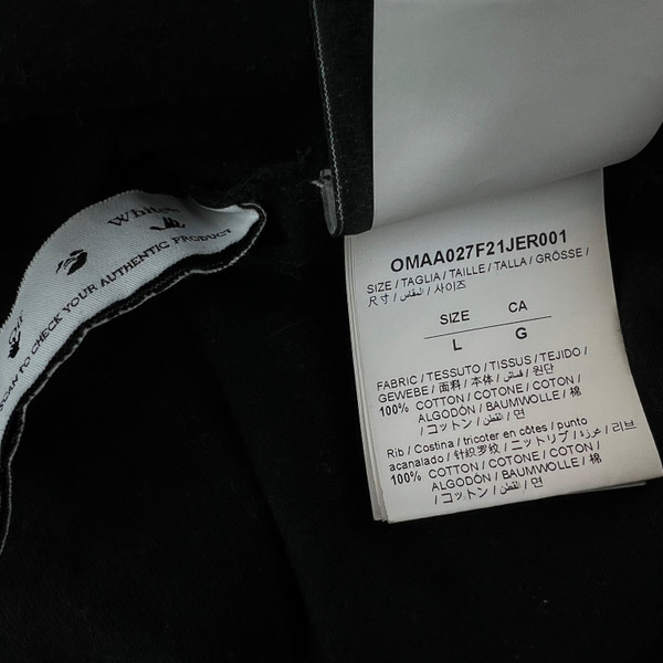 Off-White Mini Rubber Logo Black T Shirt