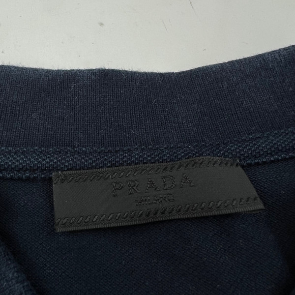 Prada Navy Polo Shirt
