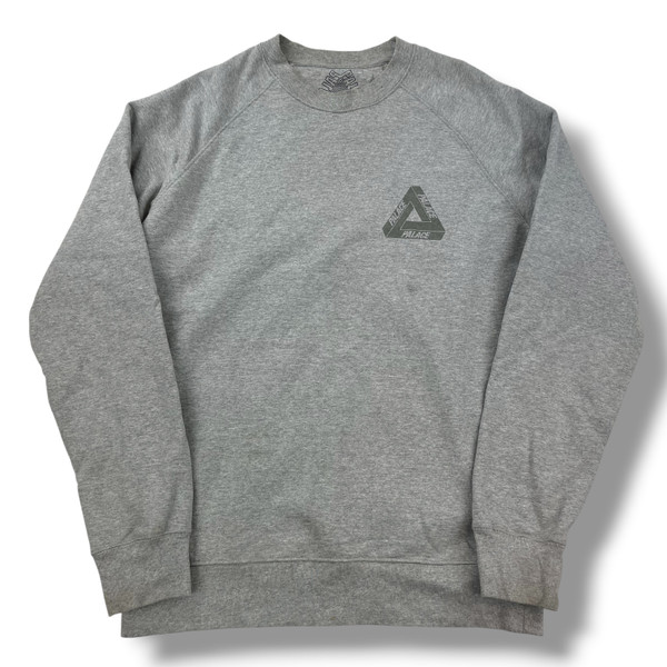 Palace Grey Triferg Sweatshirt 