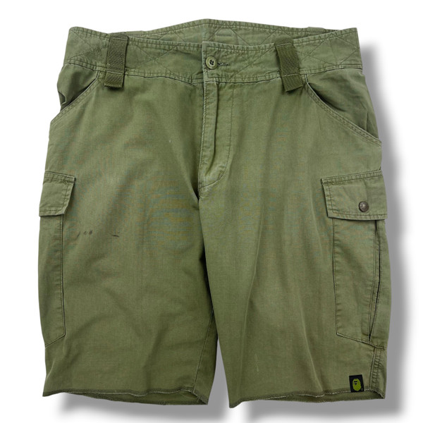 Bape Khaki Cargo Shorts
