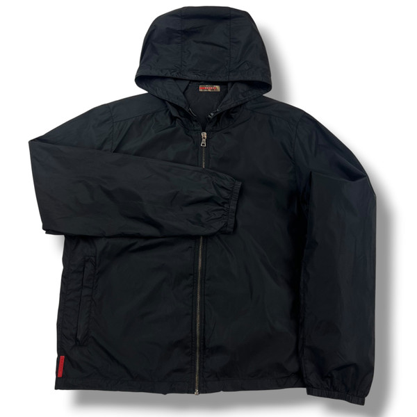 Prada Sport Black Windbreaker 