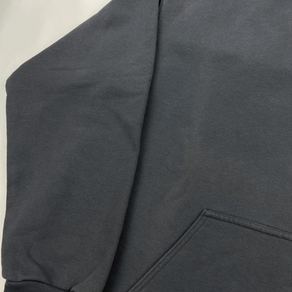 Balenciaga Embroidered Campaign Logo Grey Hoodie