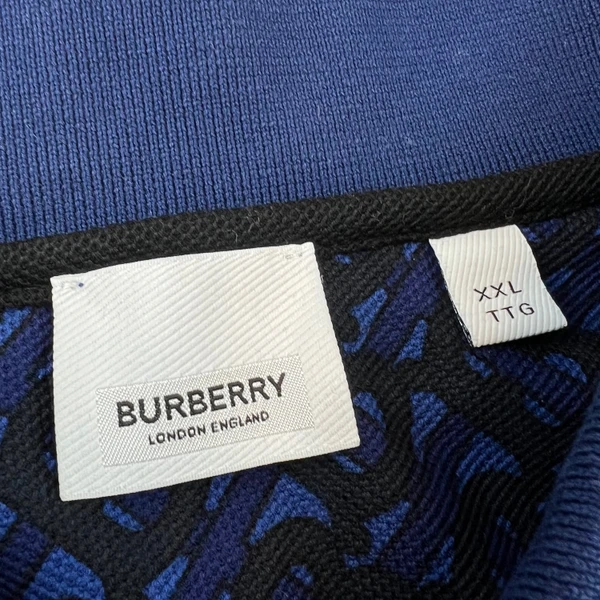 Burberry Navy TB Monogram Polo Shirt