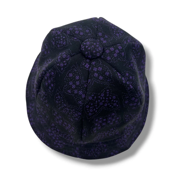 Needles Purple Butterfly Jacquard Bucket Hat