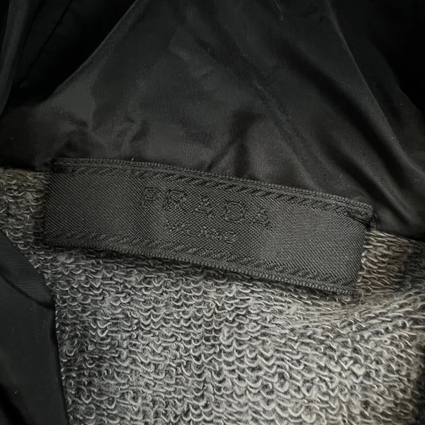 Prada Grey Hybrid Padded Jacket 