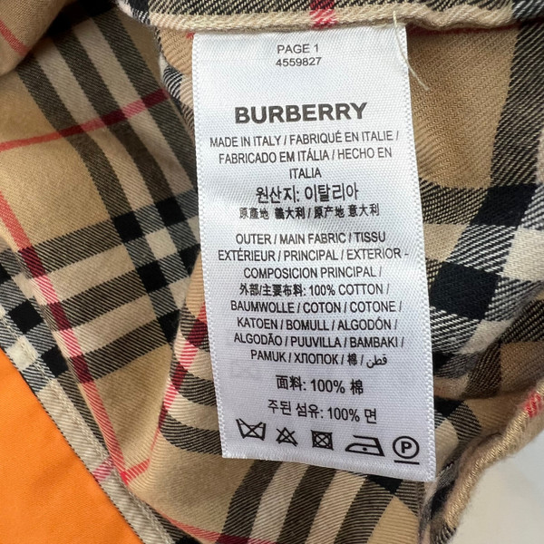 Burberry Multi Check Zip Polo Shirt