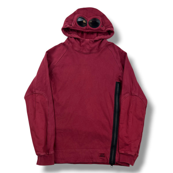 C.P. Company Red Goggle Pullover Hoodie