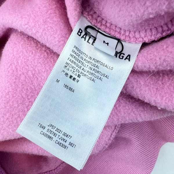 Balenciaga World Food Programme Pink Hoodie 