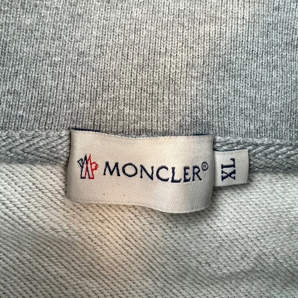 Moncler Grey Full Zip Sweatshirt