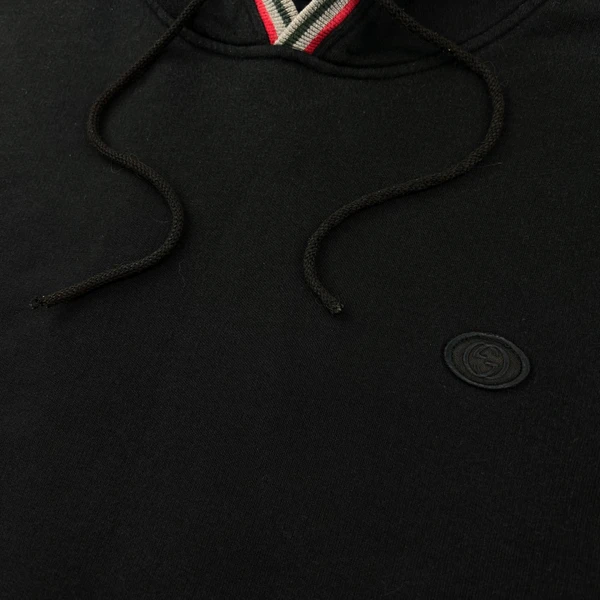 Gucci Black Mini Applique Hoodie