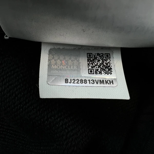 Moncler Black Cotton / Nylon Hybrid Jacket