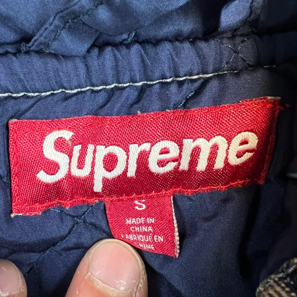 Supreme Bandana Jacquard Denim Work Jacket