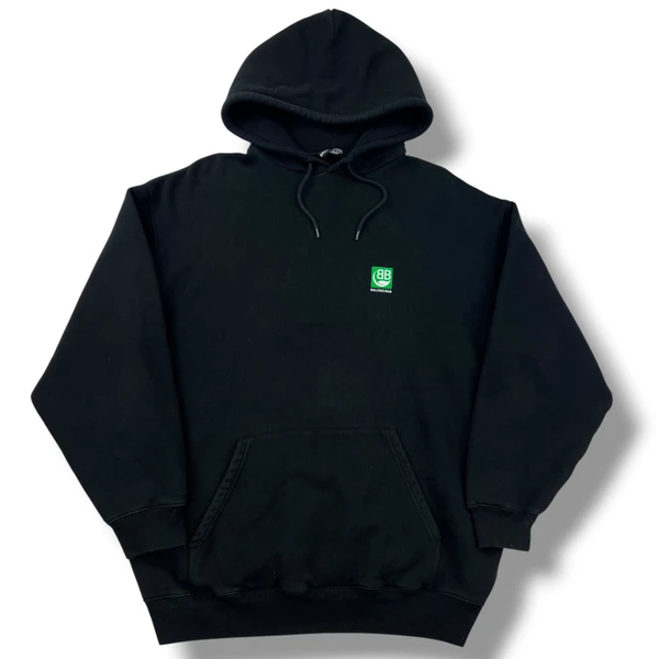 Balenciaga Bio Logo Black Hoodie 