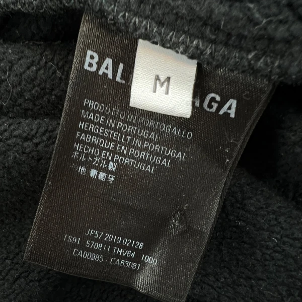 Balenciaga Bio Logo Black Hoodie 