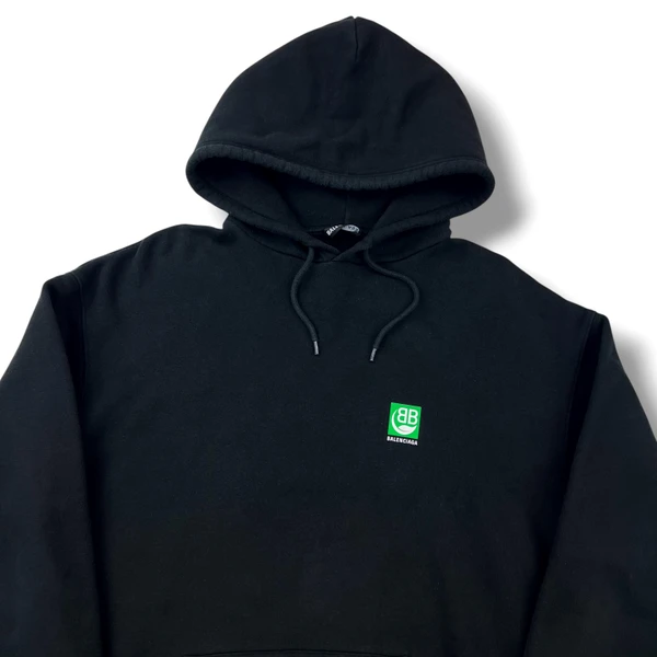 Balenciaga Bio Logo Black Hoodie 