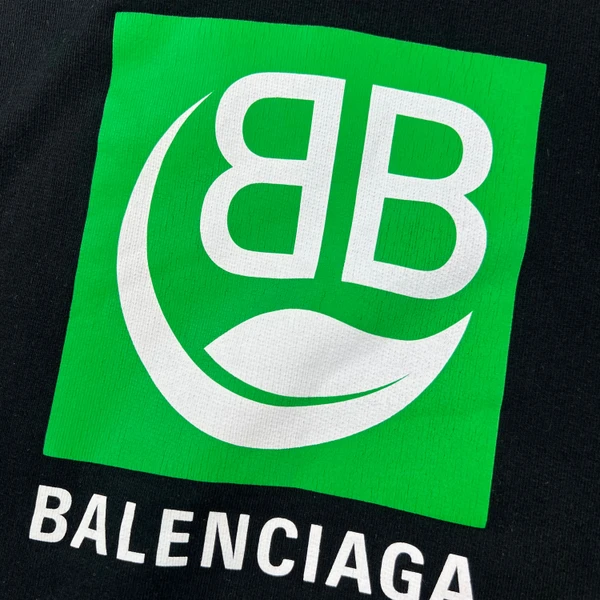Balenciaga Bio Logo Black Hoodie 
