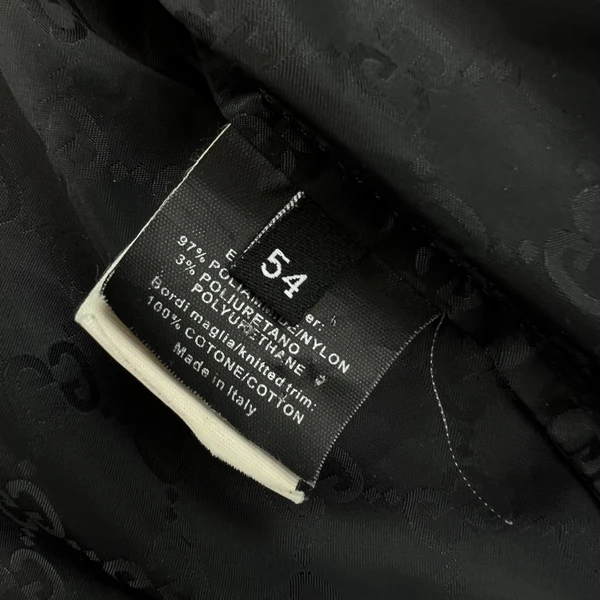 Gucci Black Monogram Bomber Jacket 