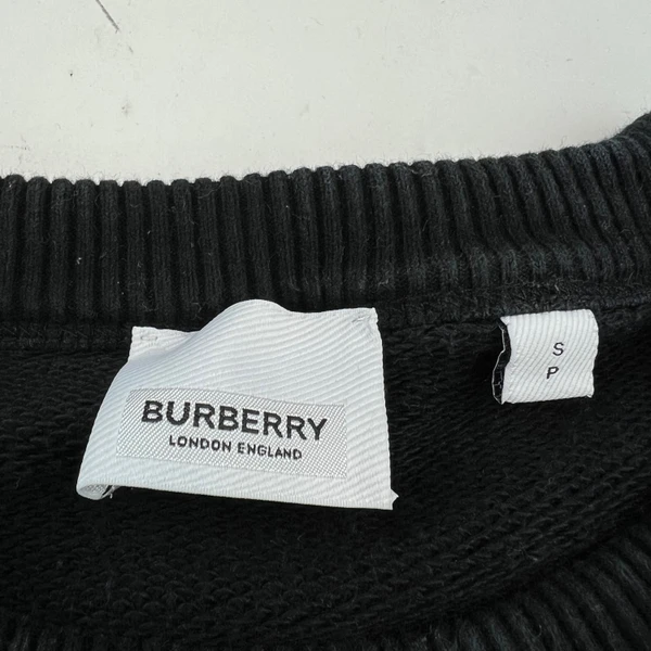 Burberry TB Monogram Panelled Black sweatshirt