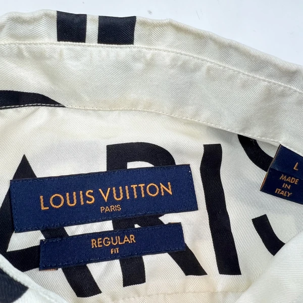 Louis Vuitton Ivory Silk Shirt