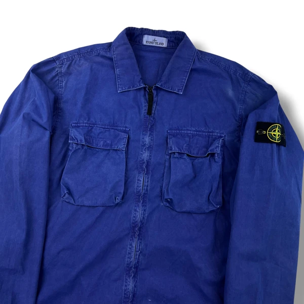 Stone Island Royal Blue Overshirt 