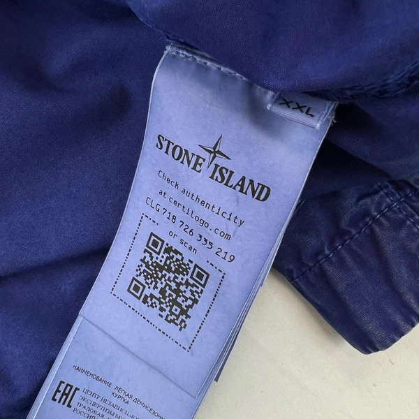 Stone Island Royal Blue Overshirt 