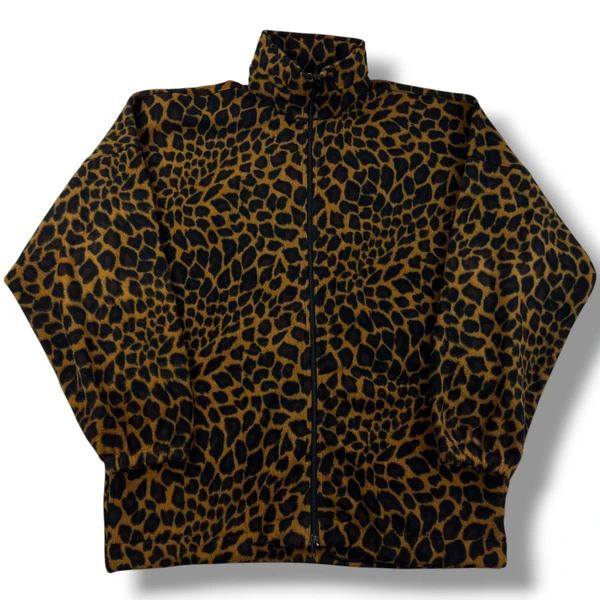 Balenciaga Leopard Fleece Jacket