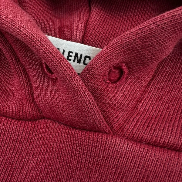 Balenciaga BB Crest Red Hoodie