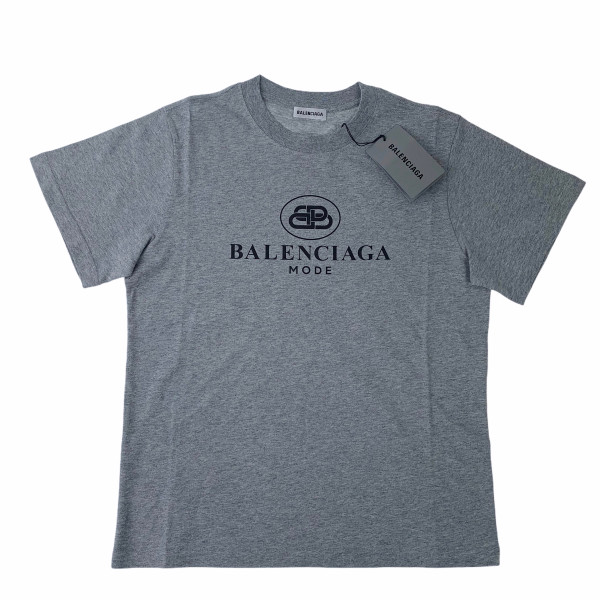 Balenciaga Mode Women's Grey T Shirt 