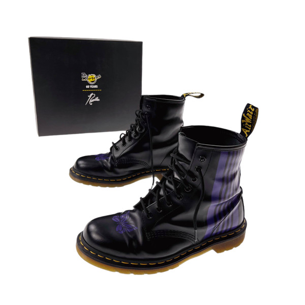 Needles x Dr. Martens 1460 Leather Ankle Boots