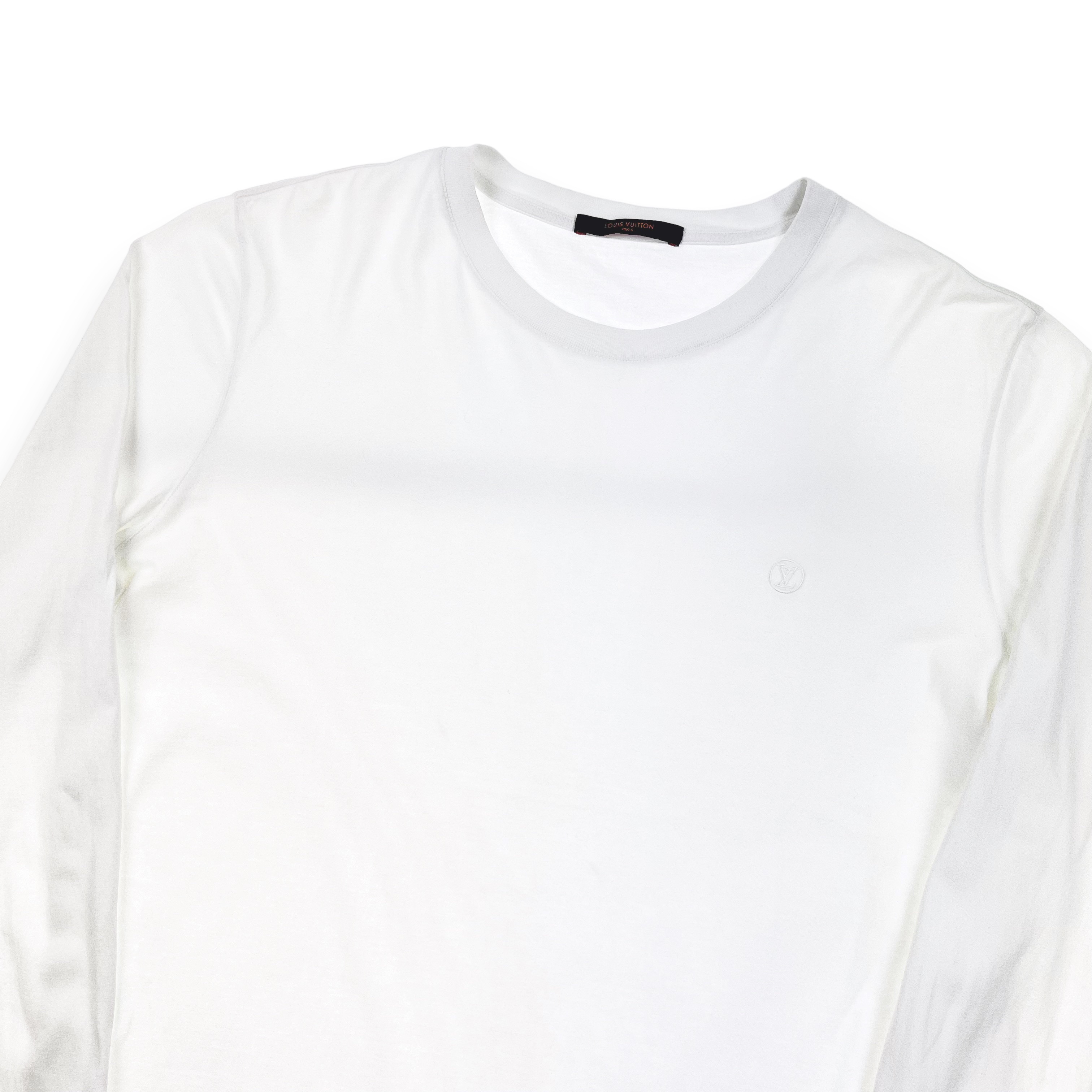 Louis Vuitton Embroidered Logo Long Sleeve T Shirt - Oliver's Archive