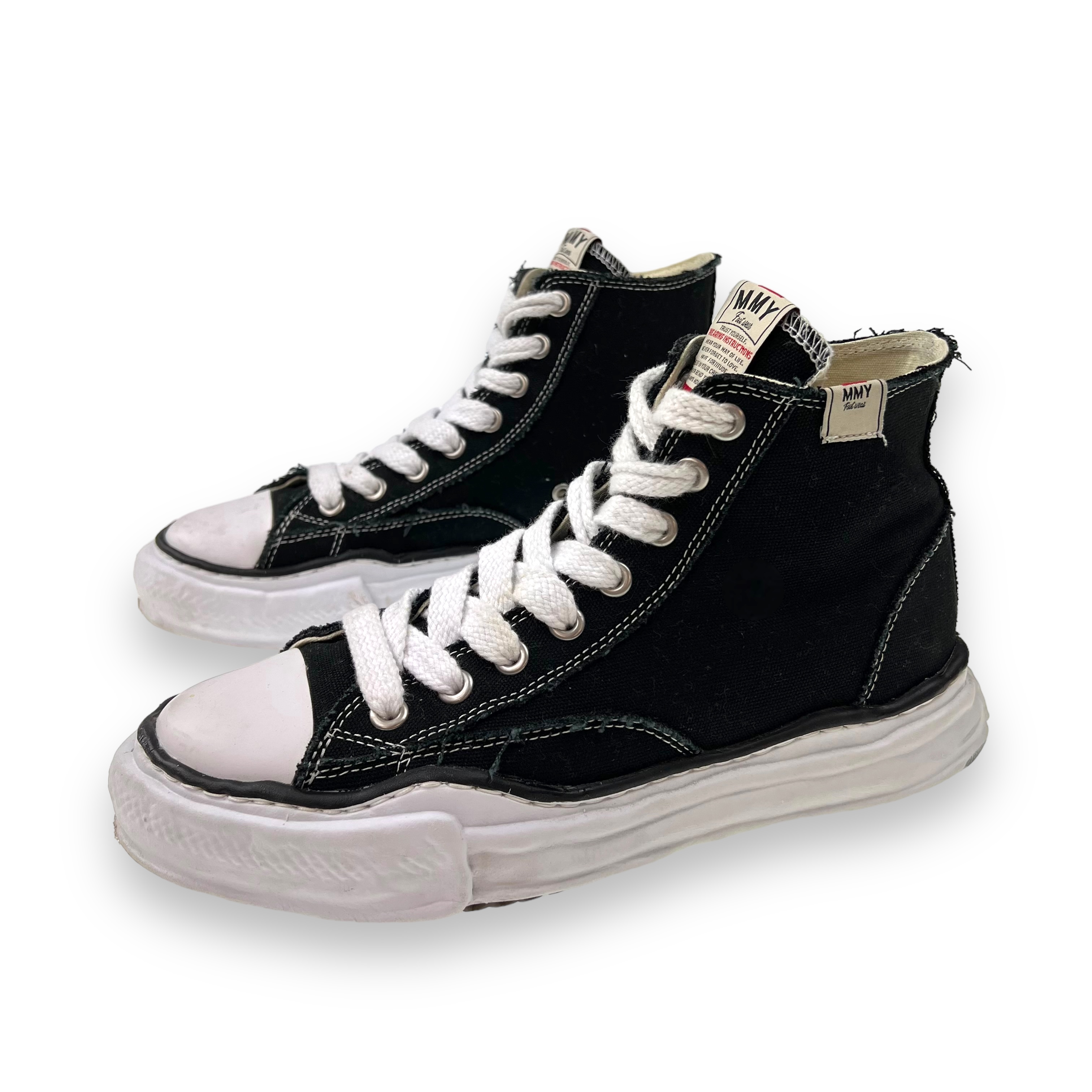 トップス Archive 2000s MIHARA YASUHIRO Damage top Maison Mihara Yasuhiro Peterson High Black White - Oliver's Archive