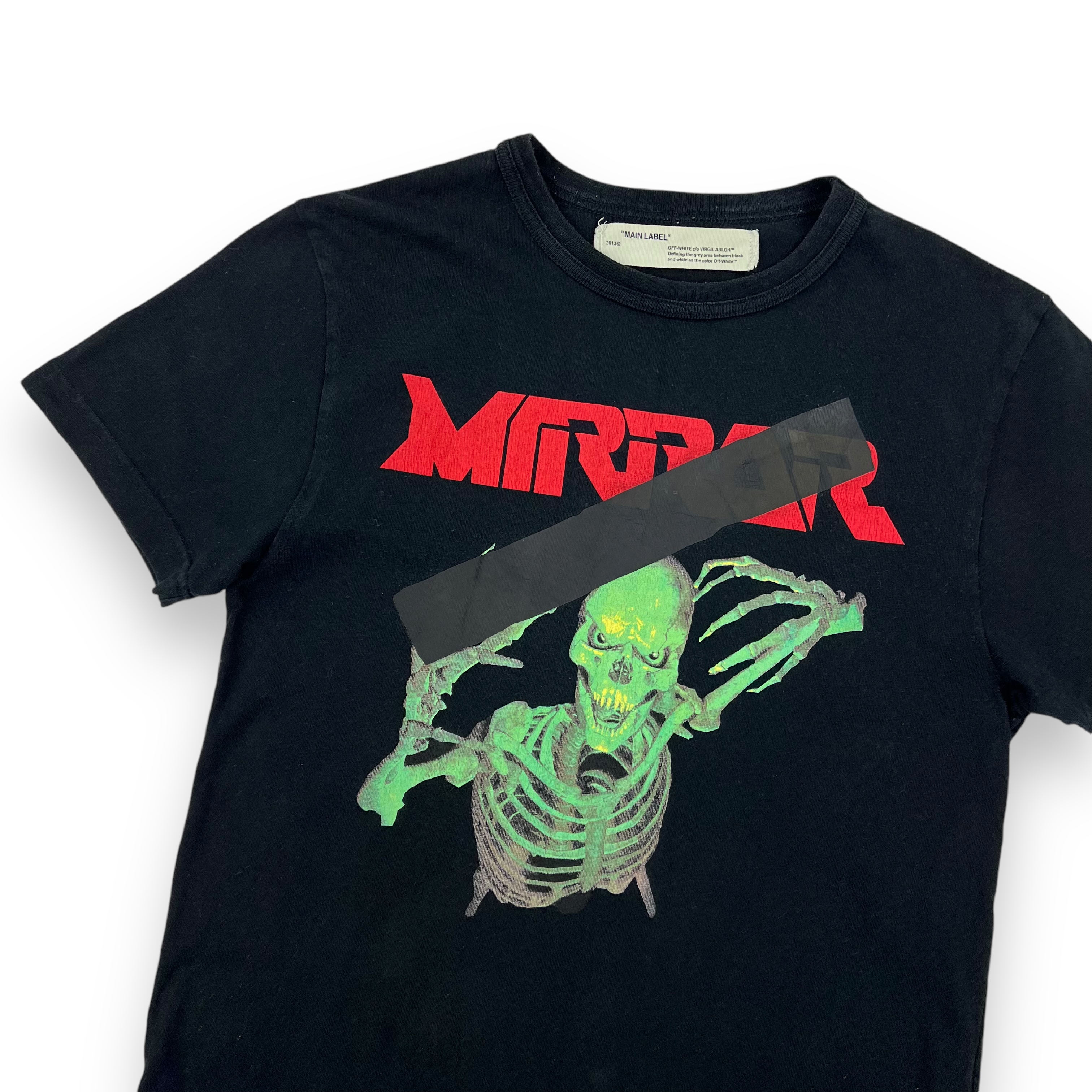 Off white skull mirror hoodie outlet