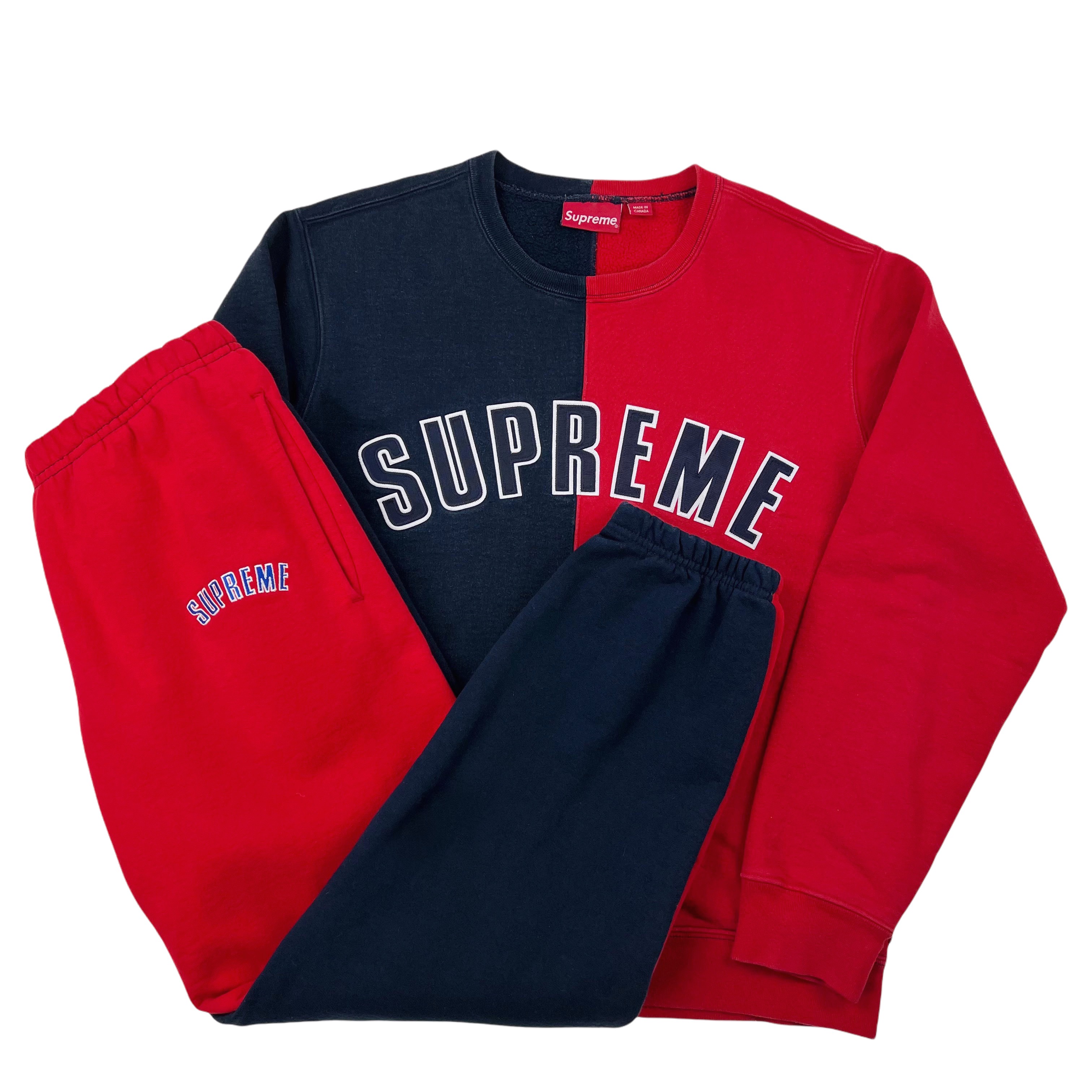 Split Crewneck Sweatshirt – Supreme