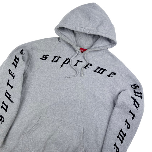 Supreme Raised Embroidery Hoodie - Oliver's Archive